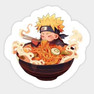 anime ramen Sticker